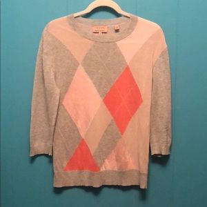 Ted Baker 3/4 sleeve sweater. Sz 3